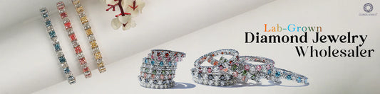 Lab-grown diamond jewelry wholesaler with the proper details