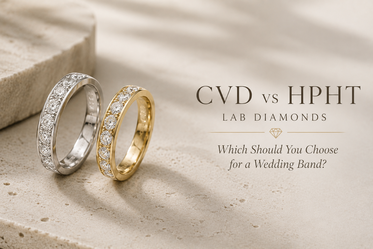 CVD vs HPHT Lab Diamonds: Which Should You Choose for a Wedding Band?