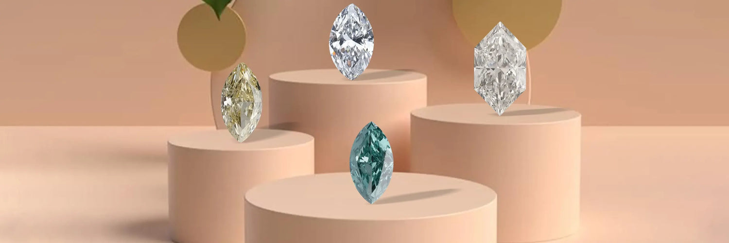 Marquise Cut Lab Grown Diamonds – IGI Certified Loose Diamonds Collection | Ouros Jewels