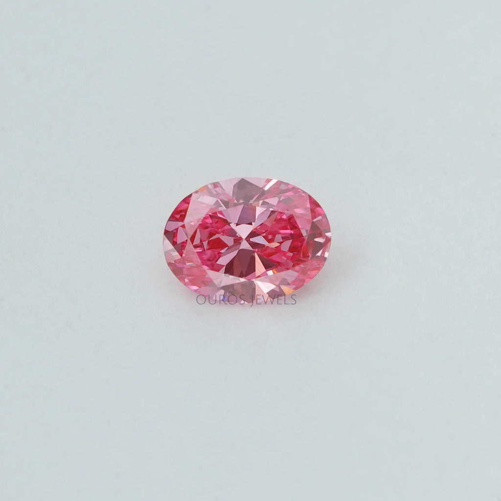 0.30 Carat Each Pink Oval Loose Diamond Ouros Jewels