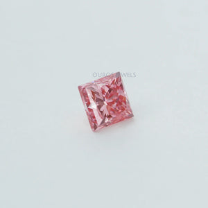 0.32 Carat Pink Princess Lab Grown Diamond Ouros Jewels