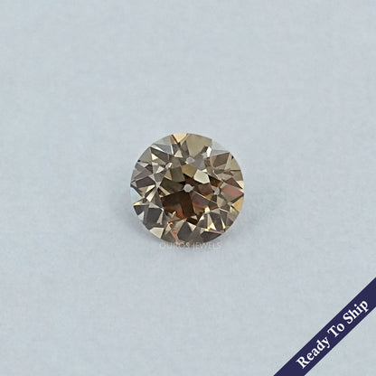 1.04 CT Old European Round Champagne Diamond Loose