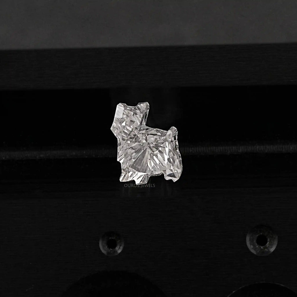 1.05 carat yorkie cut lab grown diamond