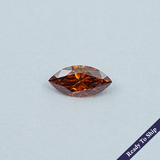 2.80 CT Marquise Cut Champagne Diamond Loose