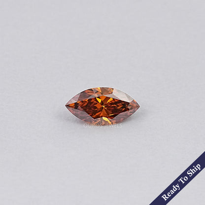 2.80 Carat Champagne Marquise Diamond Loose Loose