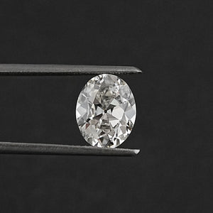 Oval Cut Lab Grown Diamond With Old Mine shape