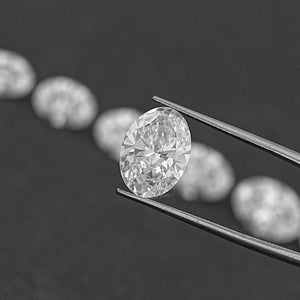 Oval Cut Lab Grown Diamond With  IGI Certified 