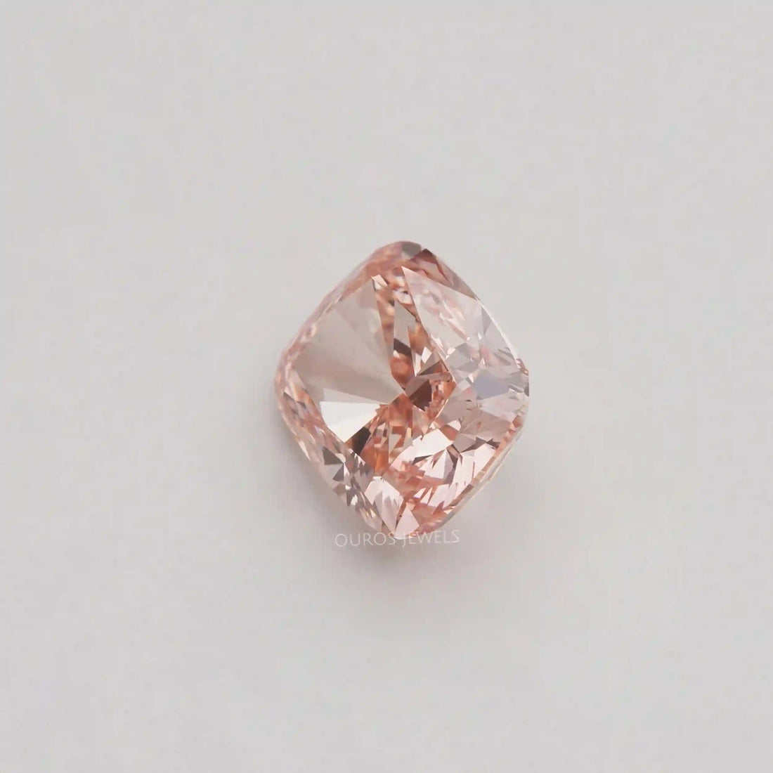 5.50 Carat Pink Cushion Cut Lab Grown Diamond Loose