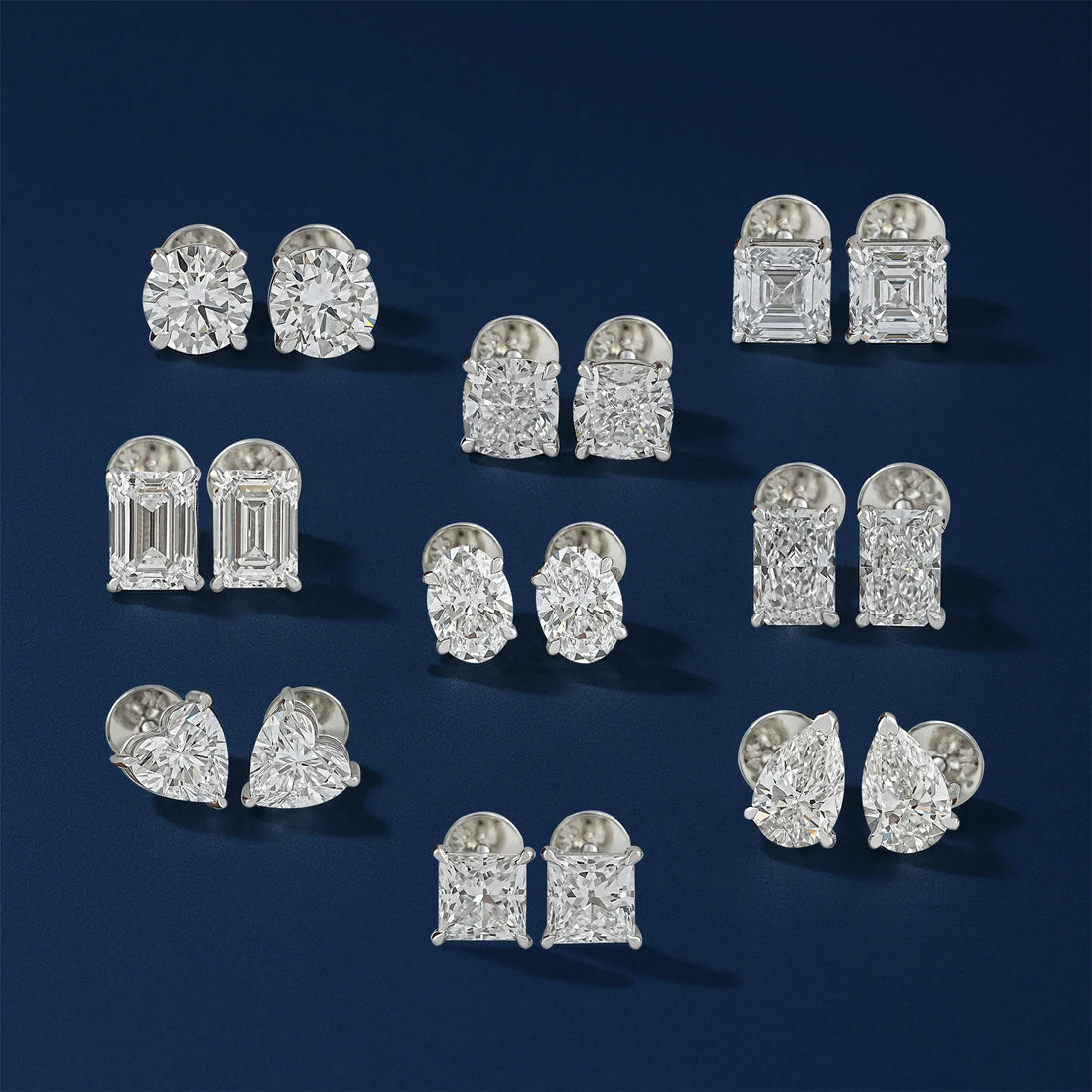 Customized Lab Grown Diamond Stud