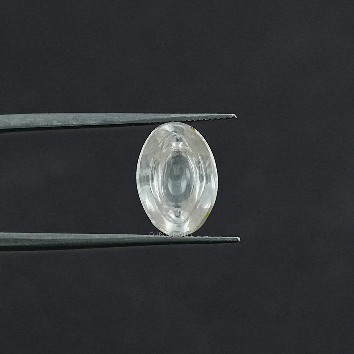 Cabachon Oval Lab Grown Loose Diamond