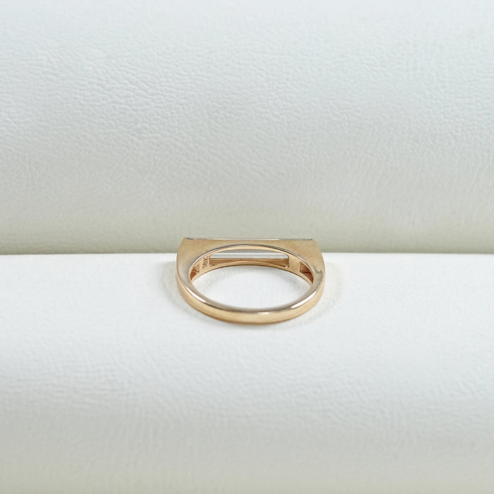 East West Baguette Lab Diamond Solitaire Ring