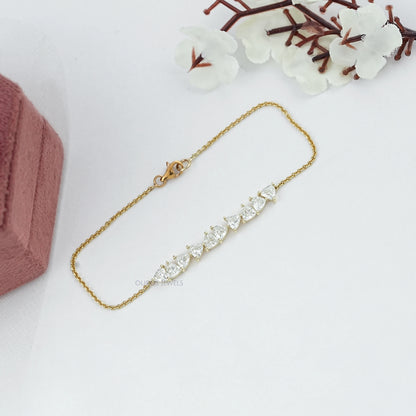 Trillion Cut Lab Diamond Bracelet Bracelet
