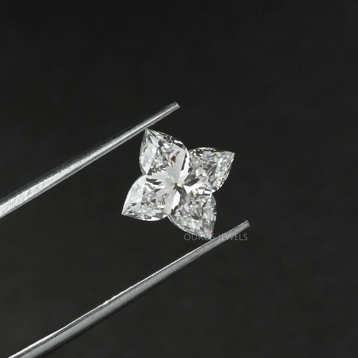 Antique Lily Cut Lab Grown Loose Diamond