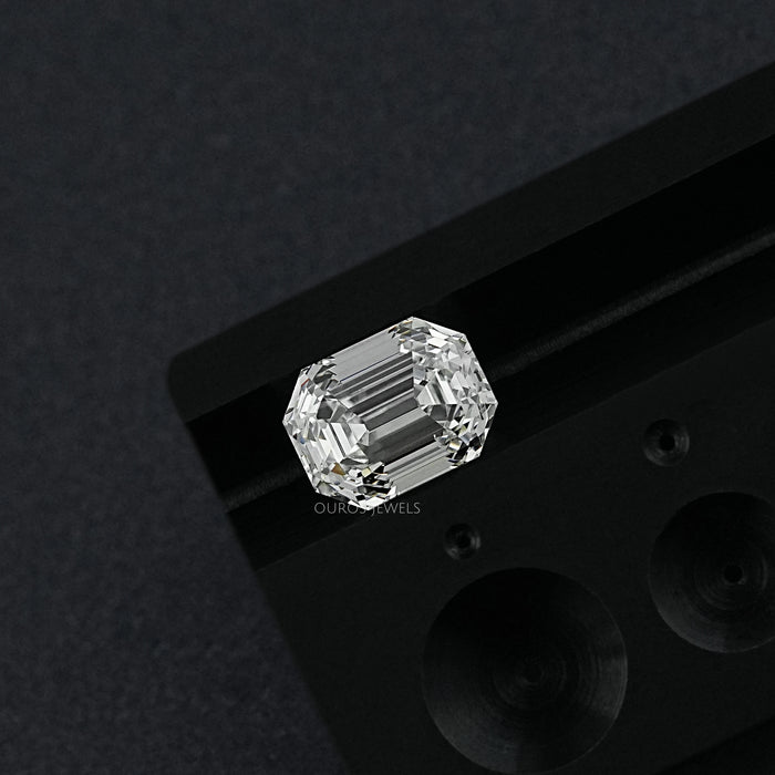 Antique Old Mine Emerald Cut Loose Lab Diamond