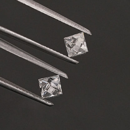 French Cut Lab Grown Diamond Matching Pair Loose