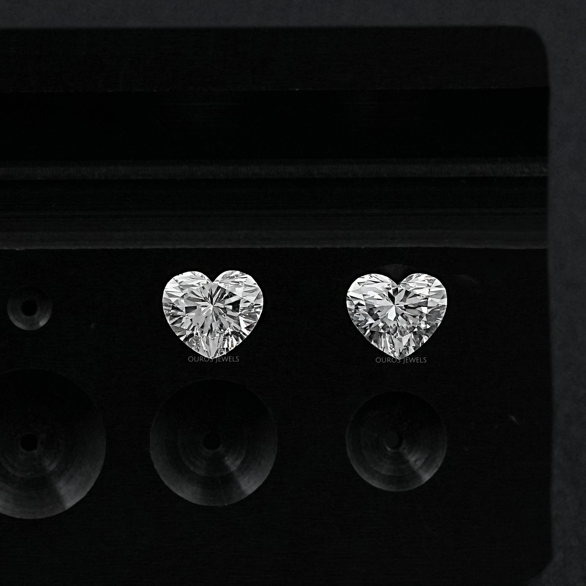 Heart Shaped Lab Grown Diamond Pair Loose