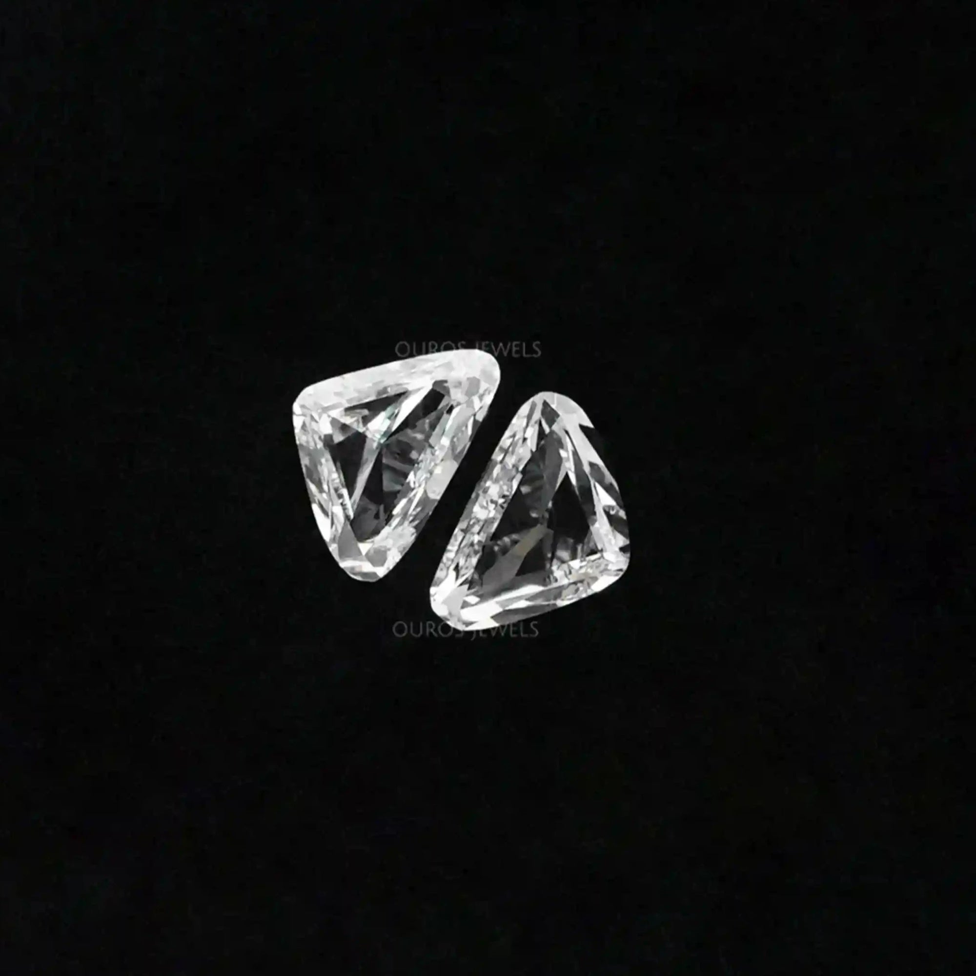 Modified Trillion Shape Lab Diamond Matching Pair Loose