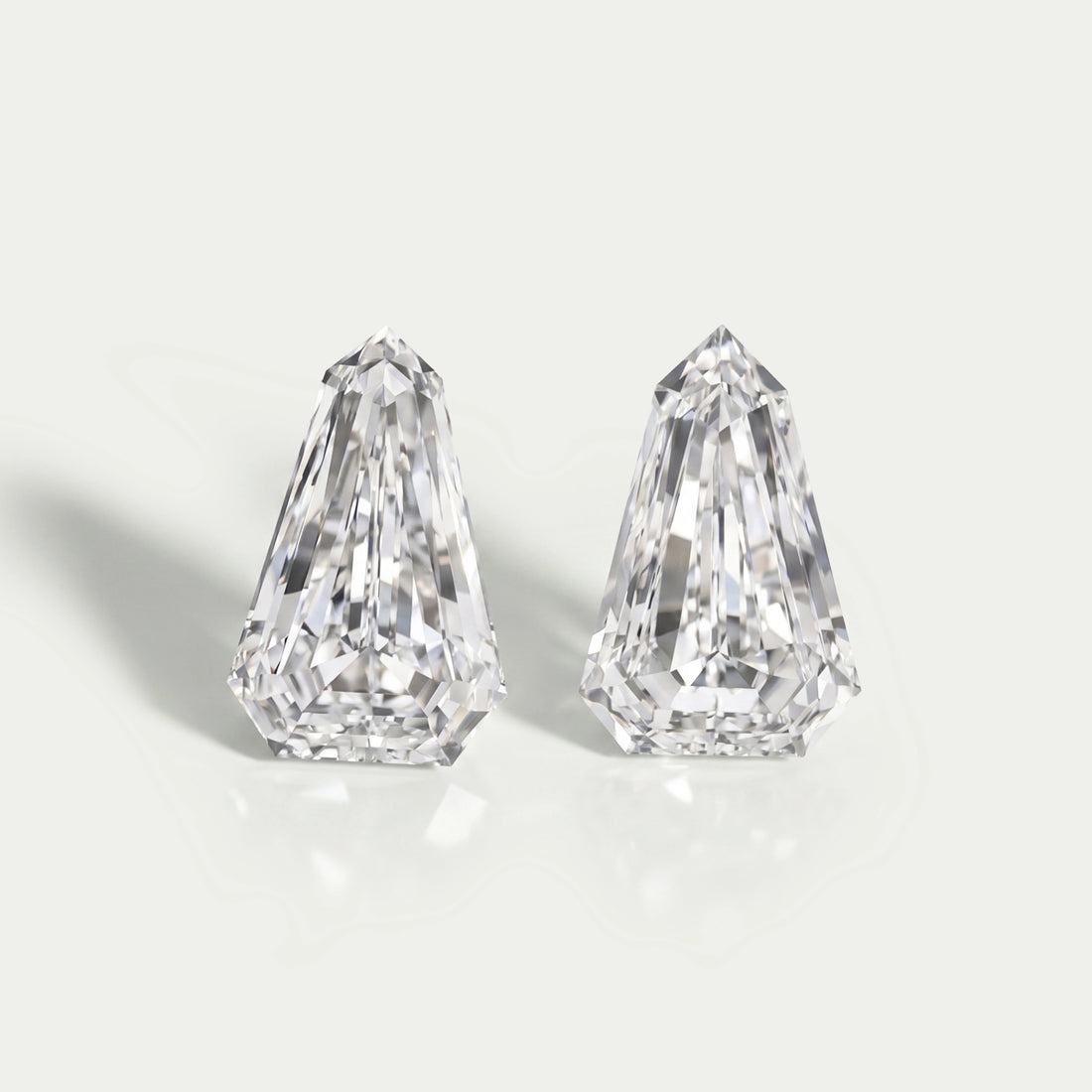 Arrow Cut Lab Diamond Pair Loose