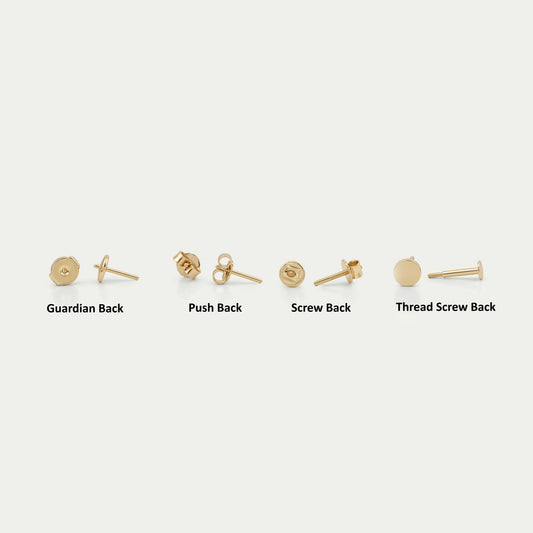Types Of Earring Backs For Diamond Earrings