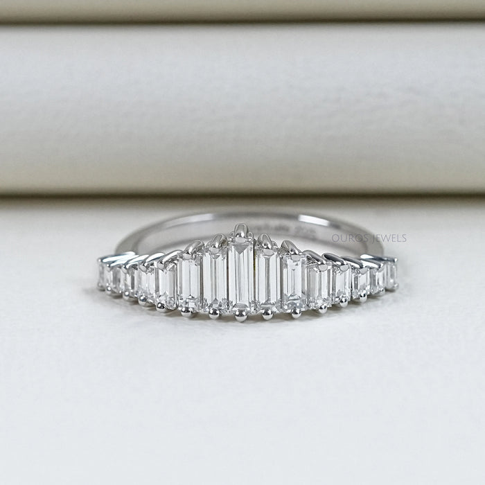 Baguette Cut Diamond Wedding Band