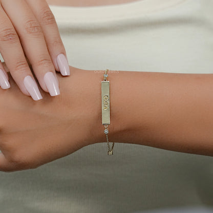 Guita Customize Bar Chain Bracelet Bracelet