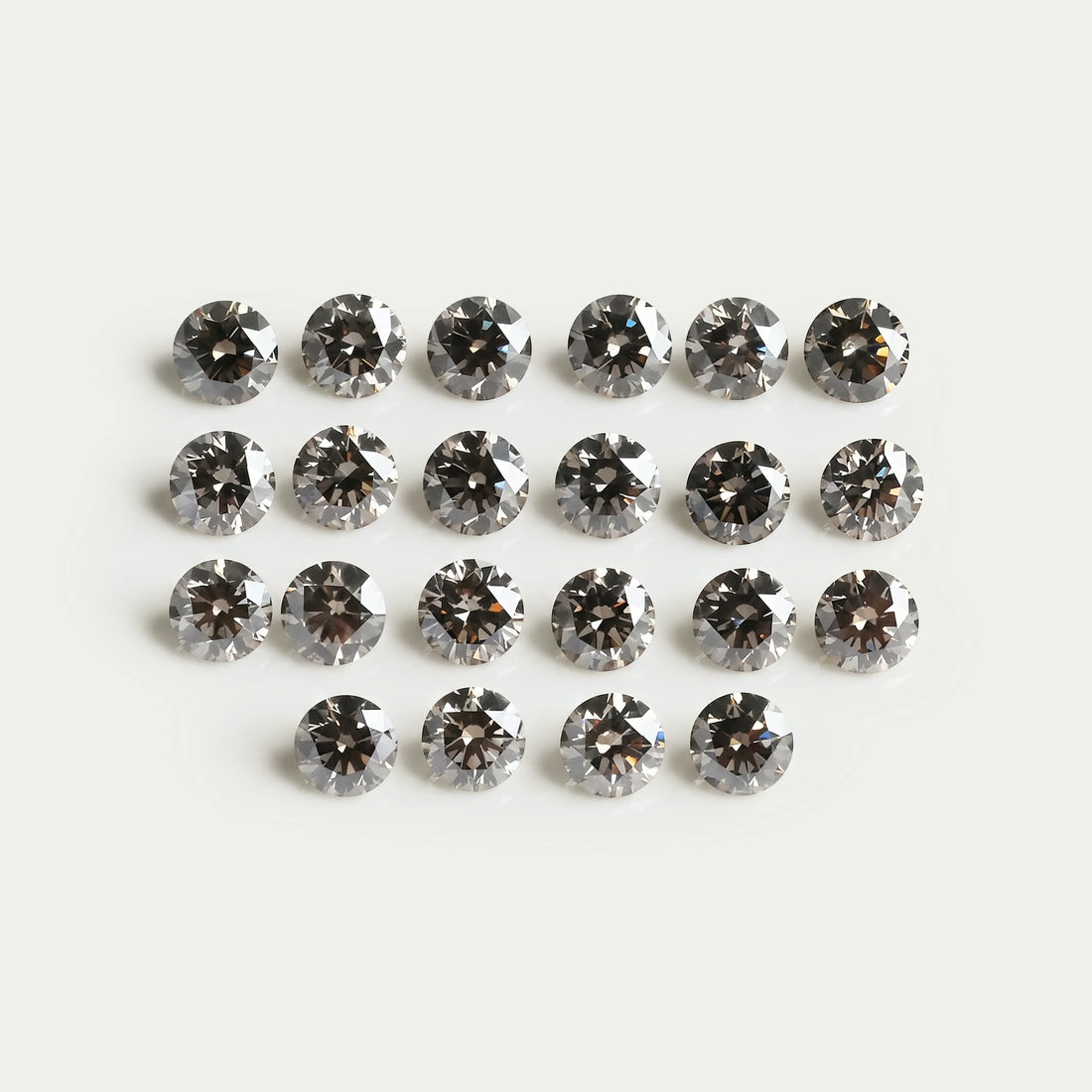 Black Round Cut Lab Grown Diamond Loose