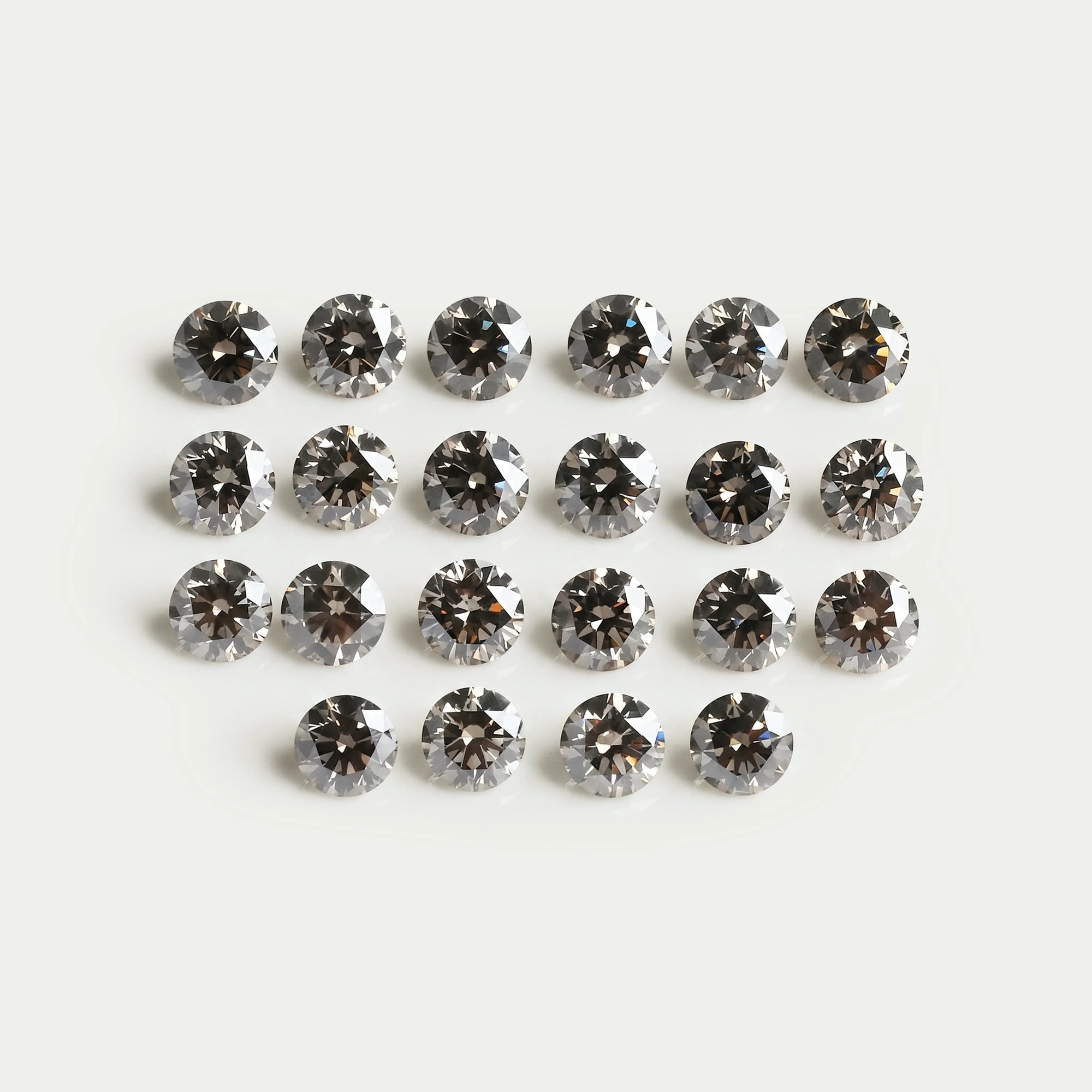 Black Round Cut Lab Grown Diamond Loose