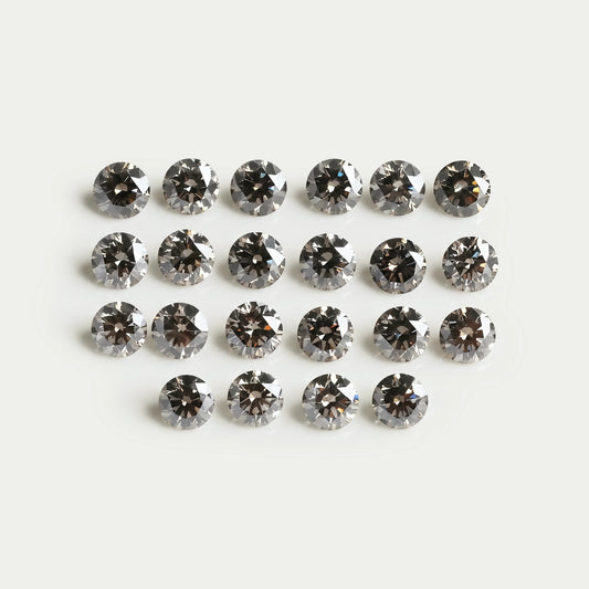 Black Round Cut Lab Grown Diamond Loose