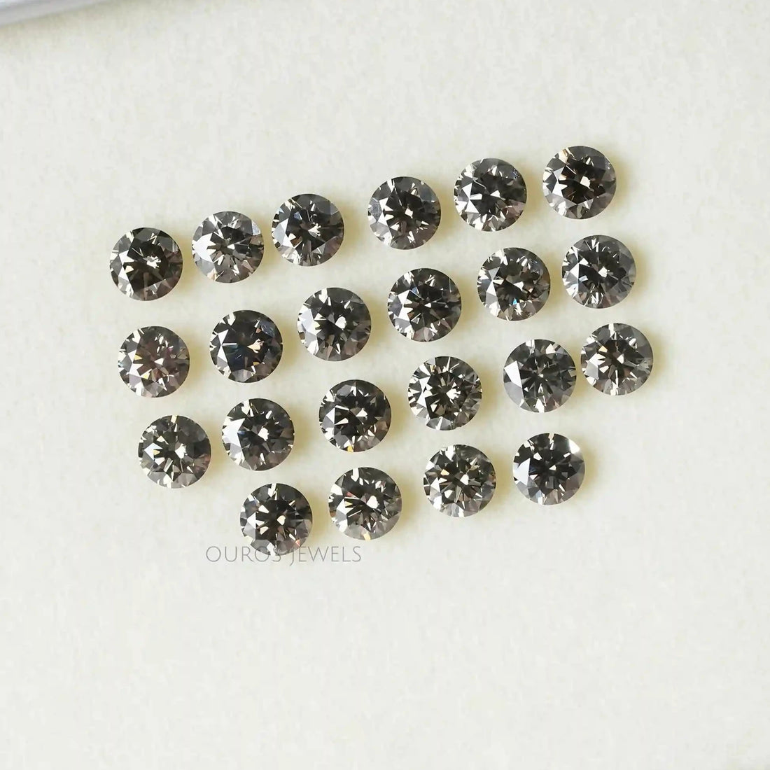 Black Round Cut Lab Grown Diamond Loose