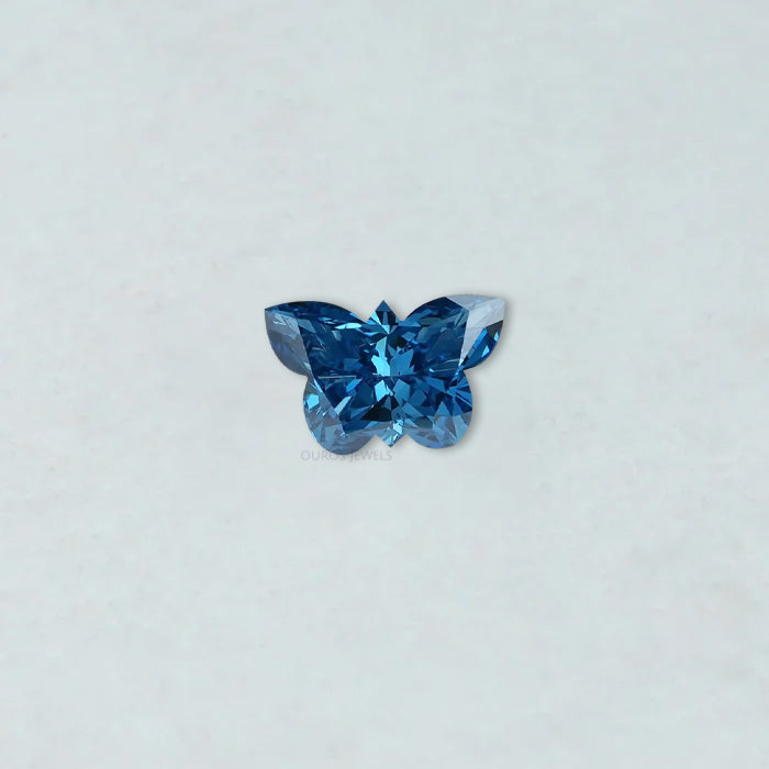 Blue Butterfly Lab Diamond In 0.55 Carat