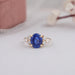 oval sapphire and diamond ring