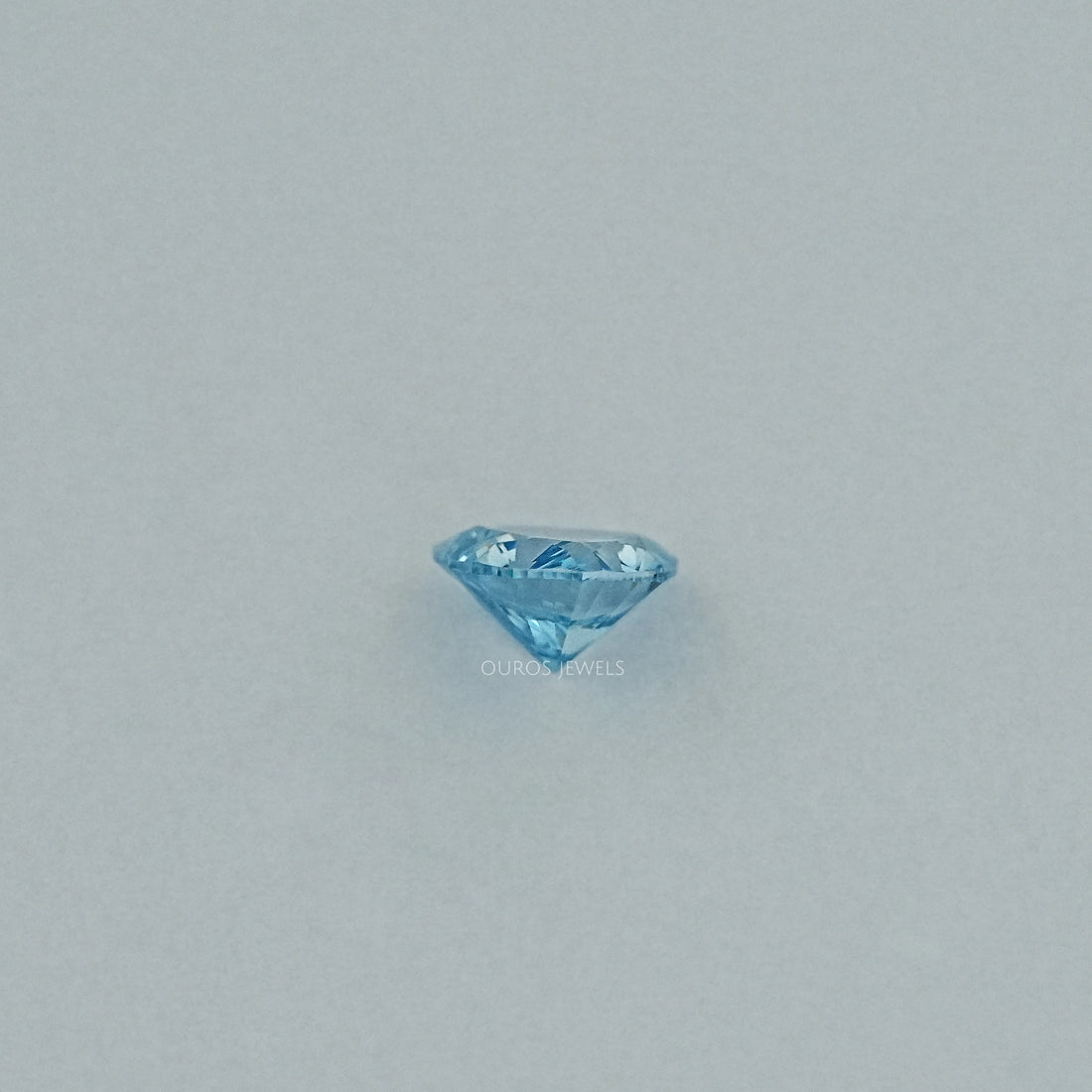 Fancy Vivid Blue Trillion Cut Lab Grown Diamond Loose