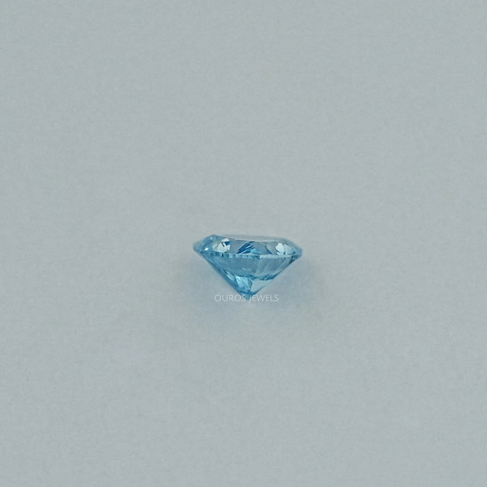 Fancy Vivid Blue Trillion Cut Lab Grown Diamond