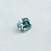 bluish cushion cut diamond