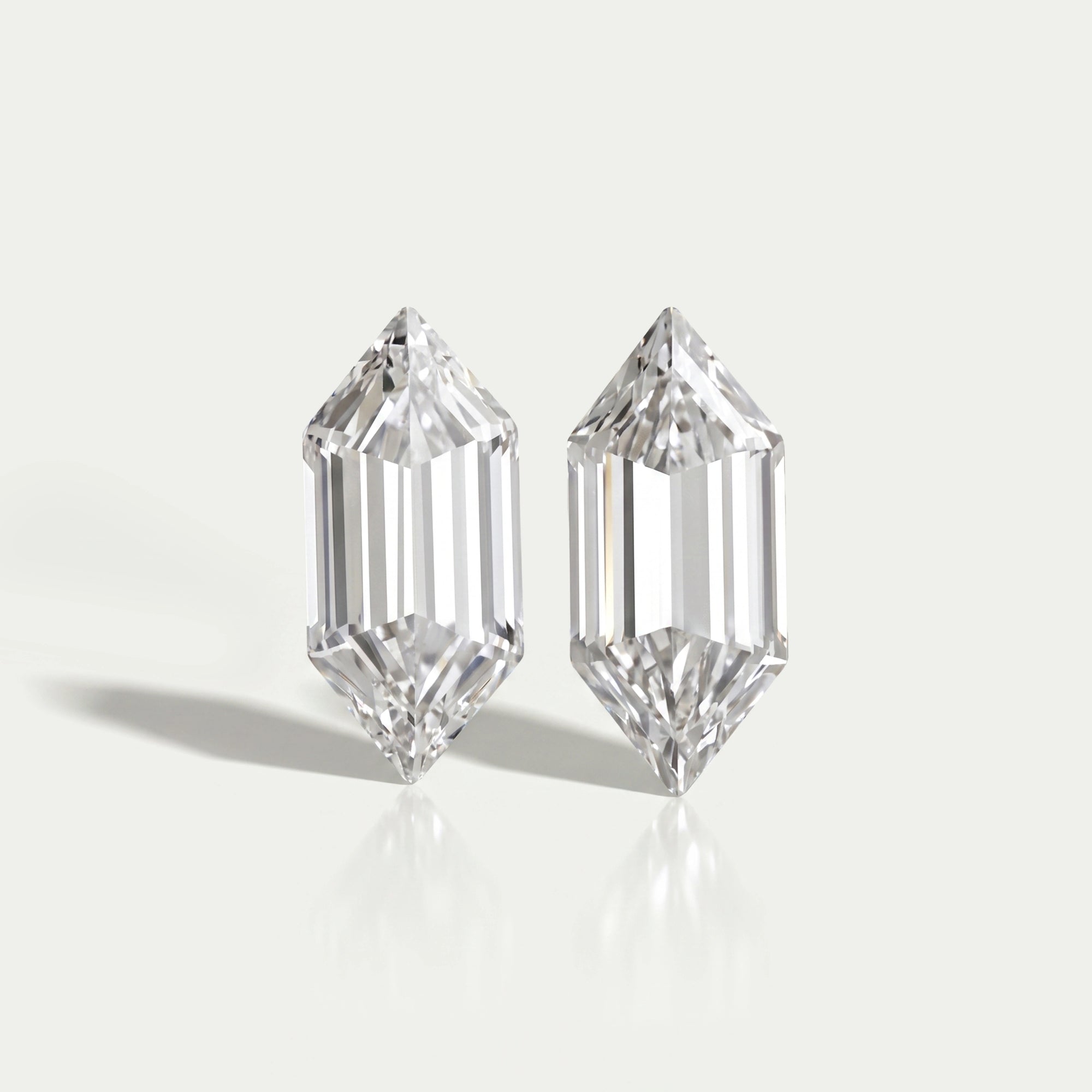 Boat Cut Lab Grown Diamond Loose Pair Loose