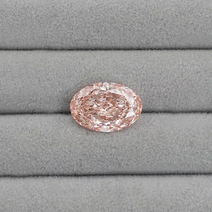 Pink Brilliant Oval Cut Lab Diamond