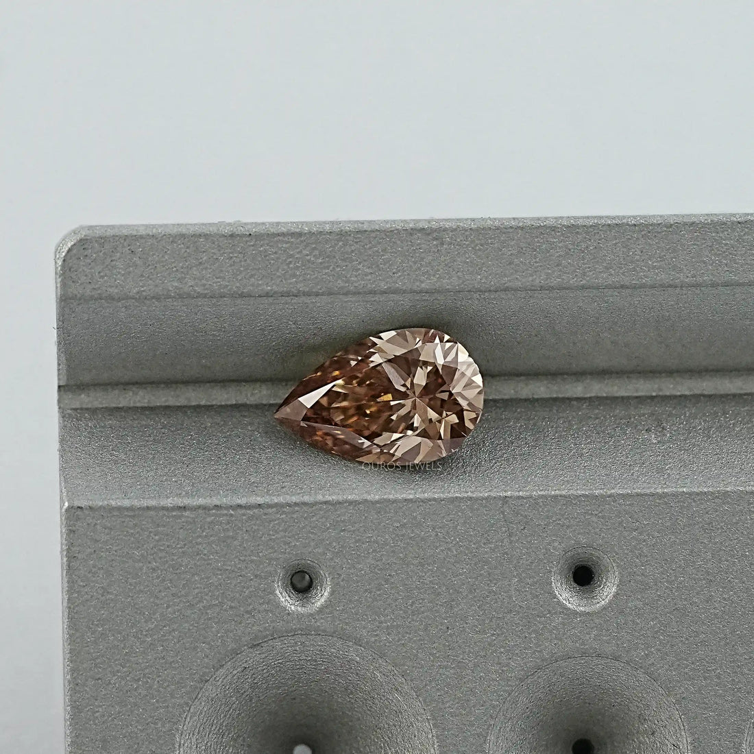 Brown Pear Loose Lab Grown Diamond Loose