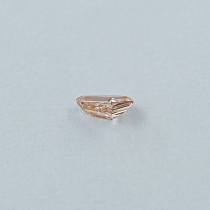 Brown Step Cut Shield Diamond Loose Loose