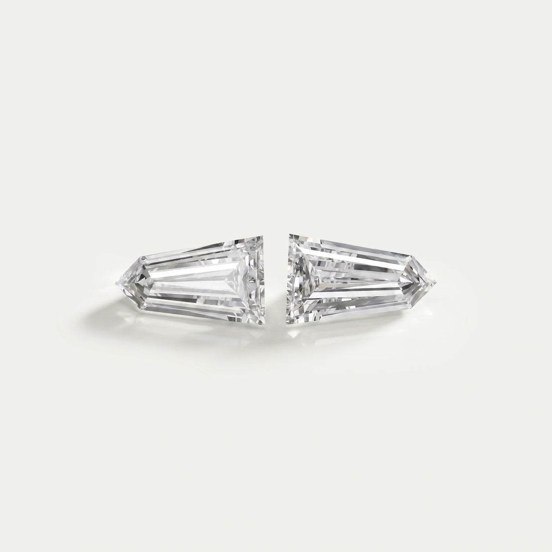 Bullet Cut Lab Grown Diamond Loose Pair Loose