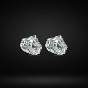 Bullet Cut Lab Diamond Matching Pair