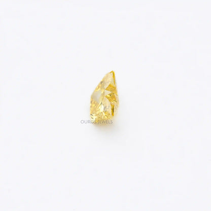 1.55 Carat Yellow Butterfly Cut Lab Diamond