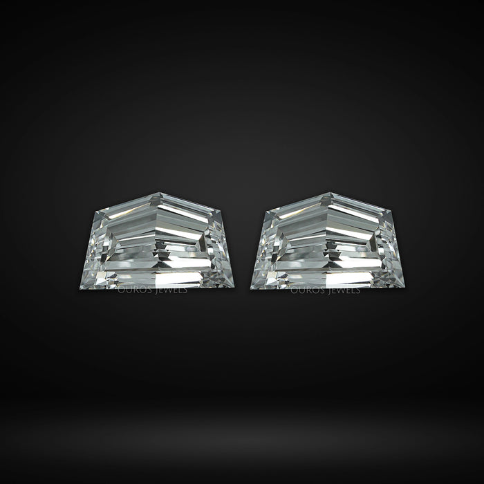 Step Cut Cadillac Shape Lab Diamond Matching Pair