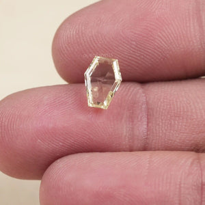 Antique Calf's Head Portrait Cut Lab Diamond With 1.16 Carat