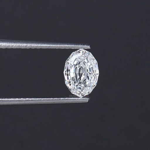 1.00 Carat Step Cut Oval Lab Grown Diamond