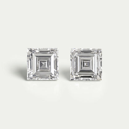 Carre Cut Lab Grown Matching Pair Diamond Loose