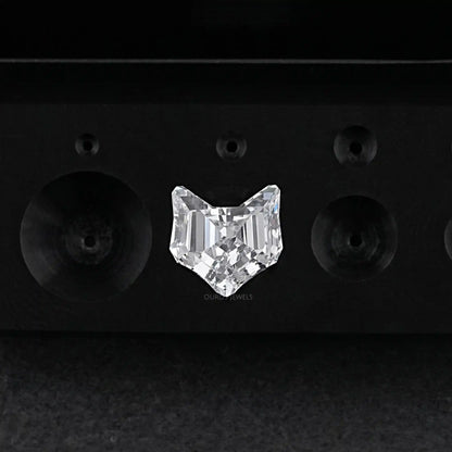 Antique Shape Cat Face Cut Lab Grown Diamond Loose