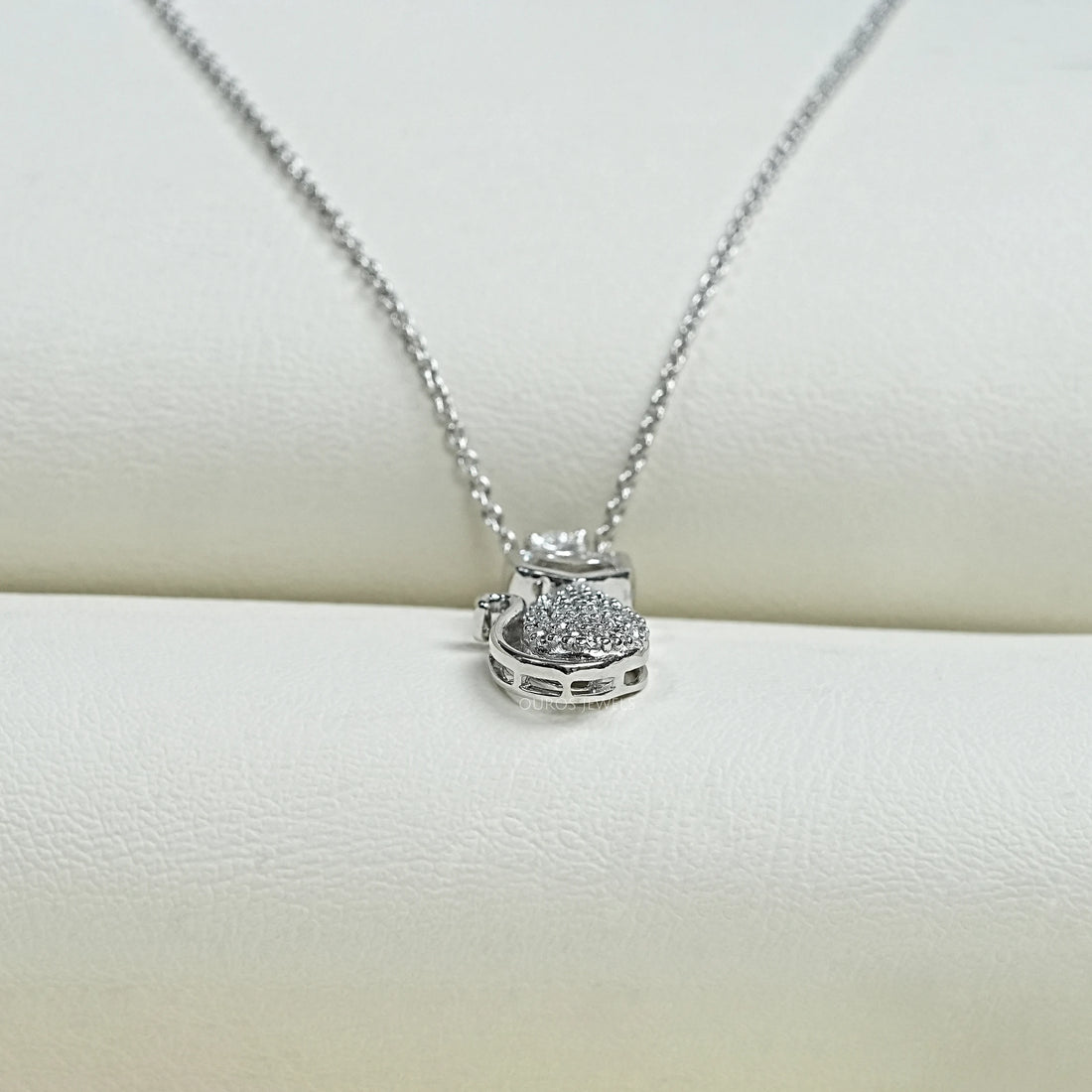 Cat Cut Lab Grown Diamond Pendant Necklaces