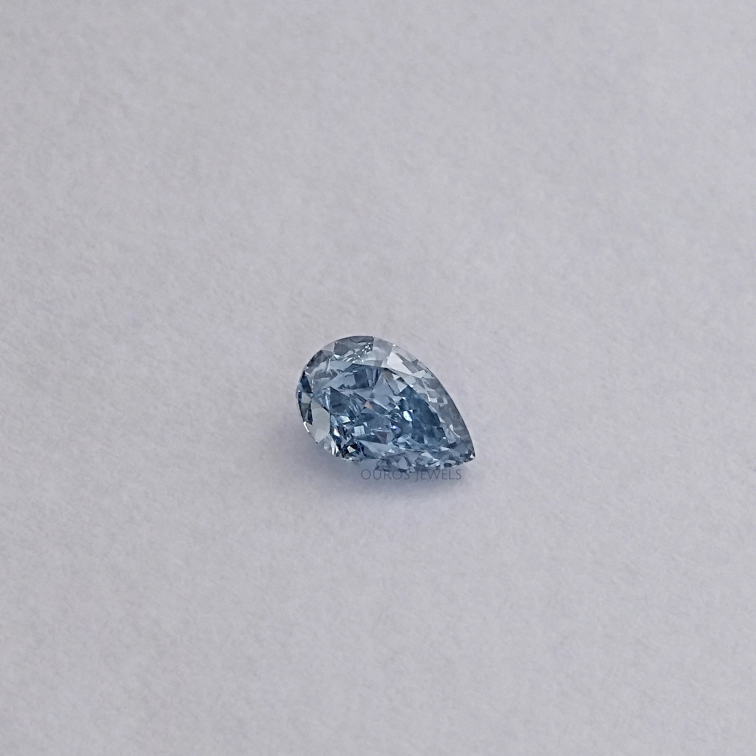 Blue Pear Lab Grown Diamond Loose