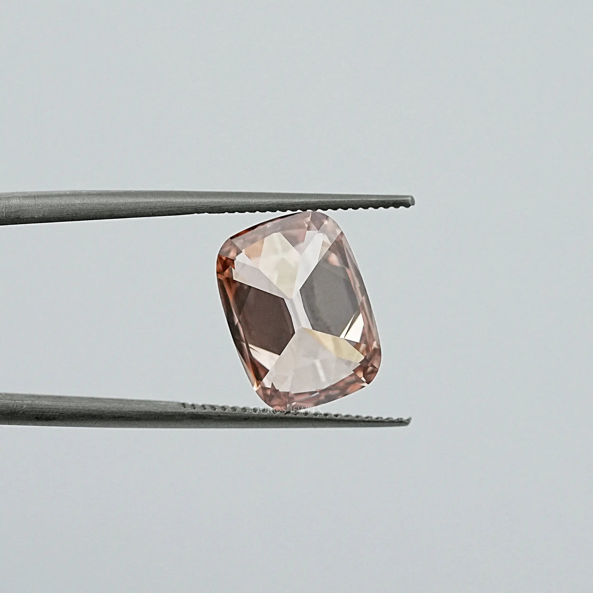 Champagne Old Mine Cushion Cut Lab Diamond Loose