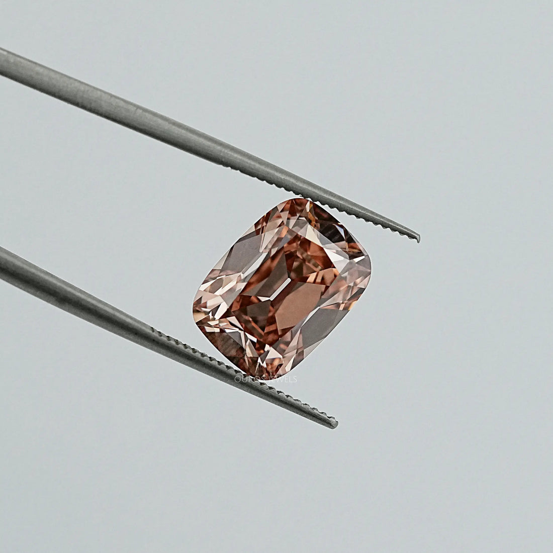 Champagne Old Mine Cushion Cut Lab Diamond Loose